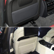 Car  Back Panel Backrest Storage Pocket Cover for  5 6 7 Series G30 G38 2018-2023 G12 G32 Creamy-White