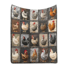 Oversized Velvets Flannel Blanket Soft Bedding with-12 B