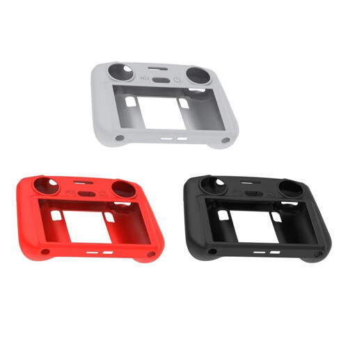 For   4 Pro/Air3 Drone Remote Control/ RC2 Multi-Function Convenient Silicone Protective Case Cover,Red 2