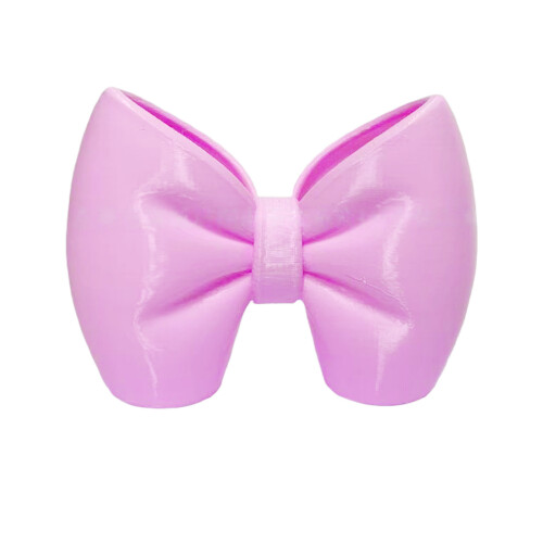 Cute 3D Printed Toothbrush Holder Bows Design Bathroom-Pink