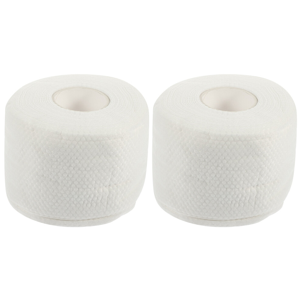 Solustre White Disposable Face Towels Soft Facial Cloths For Cleaning