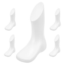 15Stk Baby Fuß Modell Weiß Für Schuhgeschäft Schaufenster