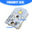 Pack of 4 Plastic LED Bulbs for 3