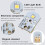 Pack of 4 Plastic LED Bulbs for 5
