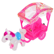 5Stk Friktionsauto Kinder Spielzeug ABS Rosarotes Cartoon Ziehauto