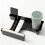 3X for  Jimny JB64 JB74 Drink Holder Console Storage Tray Gear Shift Storage Box Organizer with Rubber Mat 2