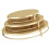 Sturdy Metal Tiered Display Stand Set Decorative Cakes-Gold 1