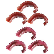 30Stk Realistische Tintenfisch Tentakel Deko PVC Mehrfarbig Für Fotos
