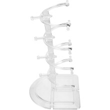 2Pcs Clear Acrylic Eyeglass Display Stand for Multiple Glasses At Home