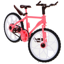 2Stk Mini Rennrad Modell Aus Kunststoff Für Puppenhaus Deko Bunt