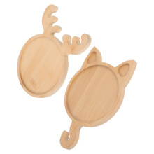 6Pièces Supports Plantés En Bambou Khaki Pour Dessous De Tasse DIY