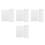 100Pcs White Plastic Binder Dividers with Removable Tabs 4