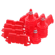 160Pièces Mini Cônes De Rouge En Plastique Pour Jeu Educatif