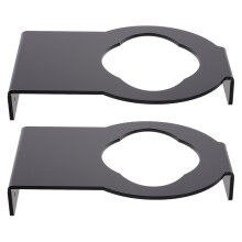 2Pièces Rangement Ballon Mural Noir Pour Sports Multiples