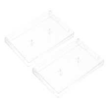 6Pièces Conteneurs Durables Transparente Pour Stockage De Cassettes