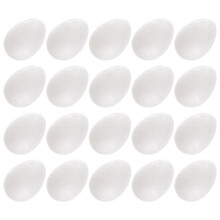 250Pièces Œufs Blancs Pour Artisanat DIY Déco Pâques Longue Durée