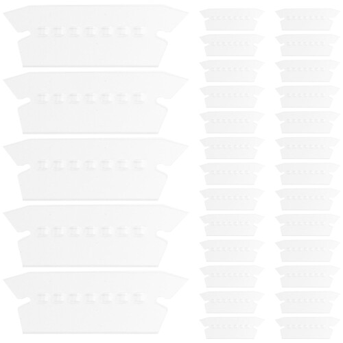 750Pcs Clear Plastic Hanging Folder Tabs for Office File Organization 2