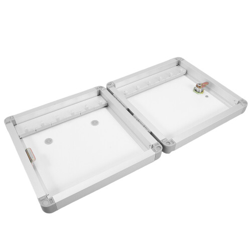 Organizzatore Chiavi Da Alluminio Argento Con Serratura