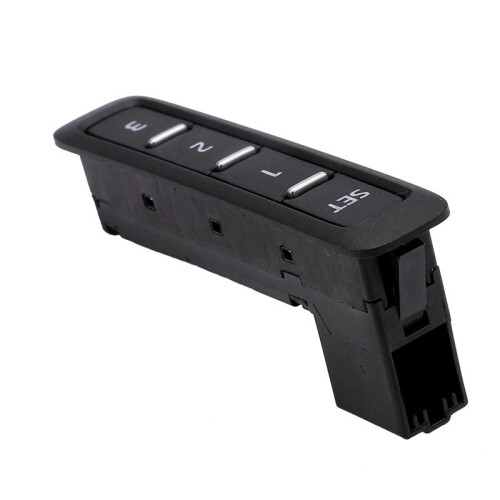 2 Pcs Car Driver  Adjustment Memory  Button Black  Memory  Button, for  PASSA 1Z0 959 769 A 1