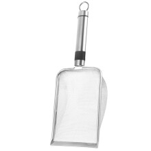 3Pcs Outdoor Stainless Steel Litter Scoop Fine Mesh for Pets