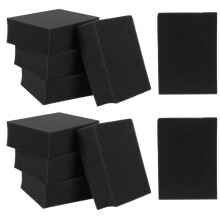 20Pièces Tapis De Feutrage Rectangulaire Noir En Éponge Pour Aiguilles