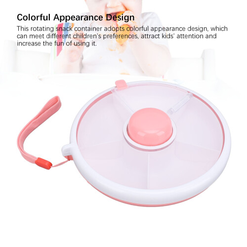 Coral Pink Snackle Box with Rotation
