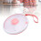 Large Capacity 360 Rotating Snack Container, Coral Pink, ABS 4
