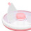 Large Capacity 360 Rotating Snack Container, Coral Pink, ABS 14