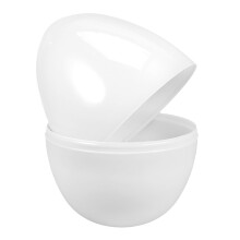 2Pièces Œufs De Pâques Blancs En ABS À Boîte De Rangement DIY