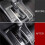 2X ABS Carbon Fiber Center Console Shift Gear Panel Frame for   10Th 2016-2019 Gen Automatic Transmission 3