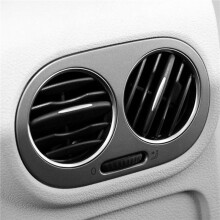 4-Teiliges Auto-Heckklimaanlagen-Luftauslassgitter 5ND819203 für 2010-2017, Rundes Luftauslassgitter