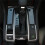 2X ABS Carbon Fiber Center Console Shift Gear Panel Frame for   10Th 2016-2019 Gen Automatic Transmission 5