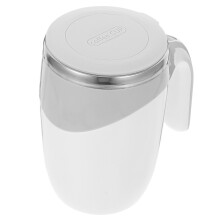 5Pcs Automatic Mixing Cup White Stainless Steel Electric Stirring Mug