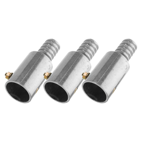 12Pcs Silver Aluminum Threaded Replacement Tips for Mop Broom Handles