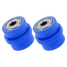 2St Duurzame Mini Bike Kettingspanner Kunststof Met Lagers Blauw