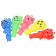 40Pcs Bright Plastic Whistles for Kids Playing and Sports Events