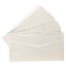 50Pcs Multi-Use White Wrap Envelopes for Wedding and Birthday Cards