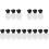 15Ensembles Petites Bouteilles Plastique Couvercle Durable 4