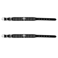 8Pcs Lightweight Rhinestone Collar Cute Heart for Small Pets