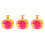 3Stk Stilvoller Kristall Dappen Dish Pomegranate Form 7