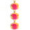 3Stk Stilvoller Kristall Dappen Dish Pomegranate Form 9