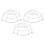 9Pcs Fire Sprinkler Head Protector White Metal Cover for Ceiling 11