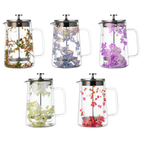 650ml French Press Coffee Maker, Double Wall Insulated-spring 2