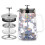 650ml French Press Coffee Maker, Double Wall Insulated-spring 7