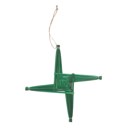 1Traditioneel Handgeweven St. Brigid's Kruiskunst Groen