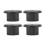 4PCS ABS Cable Grommet Sleeve for 1 Inch Rectangular Satellite V2 Black 3