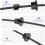 4PCS ABS Cable Grommet Sleeve for 1 Inch Rectangular Satellite V2 Black 7