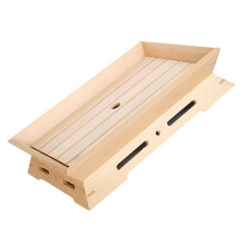 Beige Wood Sushi Plate Japanese Style Serving Tray Sashimi Platter