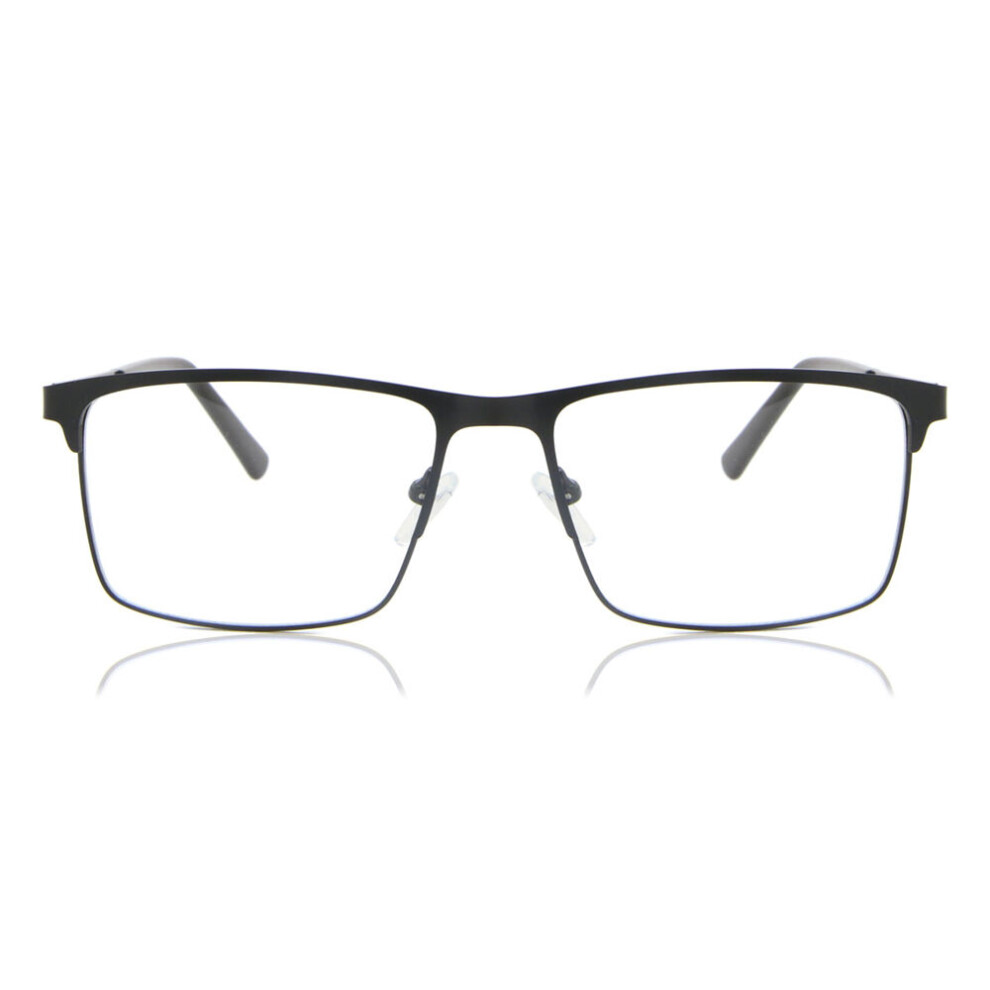 Smartbuy Collection Black Full Rim Square Spence 909G Men Eyeglasses