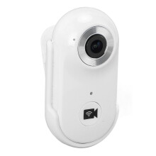 Caméra de collier pour animal de compagnie 1080P 2.4G Blanc 128 Go Petit
